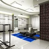 Art3d Fancy Floor Tile 12x12 Liquid Color Blue Anti Slip Kids Room view 4