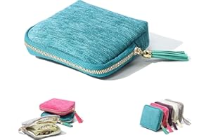 Gettoreach Travel Jewelry Case,Portable Jewelry Organizer Pouch With Zipper & Tassel, Multi-Layer Storage, for Bracelets, Rin