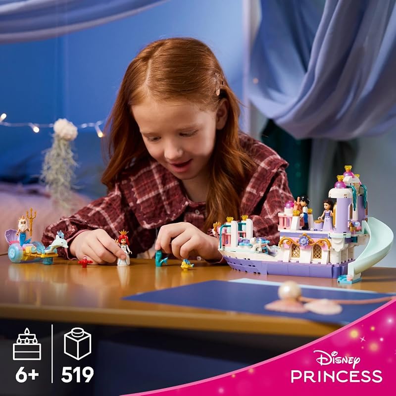 Barco de Casamento Real da Princesa Disney Ariel 43299