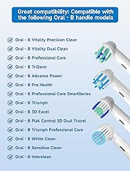 Umisr Replacement Toothbrush Heads Compatible with