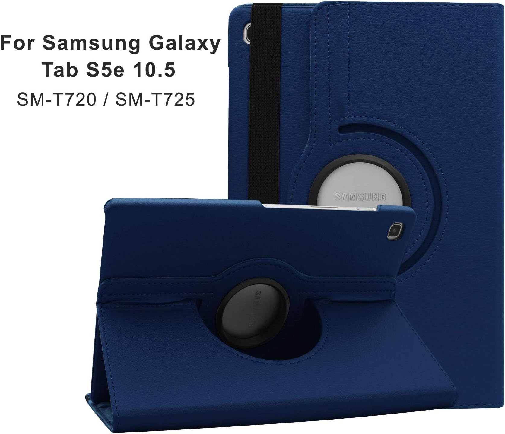 Blackpoll® 360 Degree Rotating Leather Case Cover Stand for Samsung Galaxy Tab S5e 10.5 inch SM-T720 / SM-T725 (Blue)