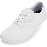 WHITIN Men's Wide Canvas Barefoot Sneakers | Zero Drop Sole | Minimalist Footwear