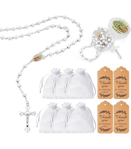 Counion Rosary In Glass Bottle Jar Recuerdos De Bautizo Quinceanera