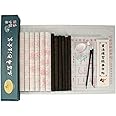 ZHEN Chinese Calligraphy Set for Beginners, Reusable Chinese Calligraphy Magic Cloth Water Writing Paper with Brush, Copybook & Blank Cloth No Ink Calligraphy Practice Set for Kids and Adults 19 Pcs