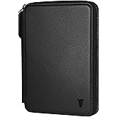 TORRO Travel Wallet – Genuine Leather Travel Organiser with Passport Holder and Detachable Cardholder