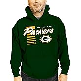 Team Fan Apparel NFL Adult Unisex Retro Script Ultra Soft Fleece Hooded Sweatshirt, Officially Licensed Football Performance