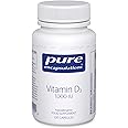 Pure Encapsulations Vitamin D3 25 mcg (1,000 IU) - Supplement to Support Bone, Joint, Breast, Heart, Colon & Immune Health - with Premium Vitamin D - 120 Capsules