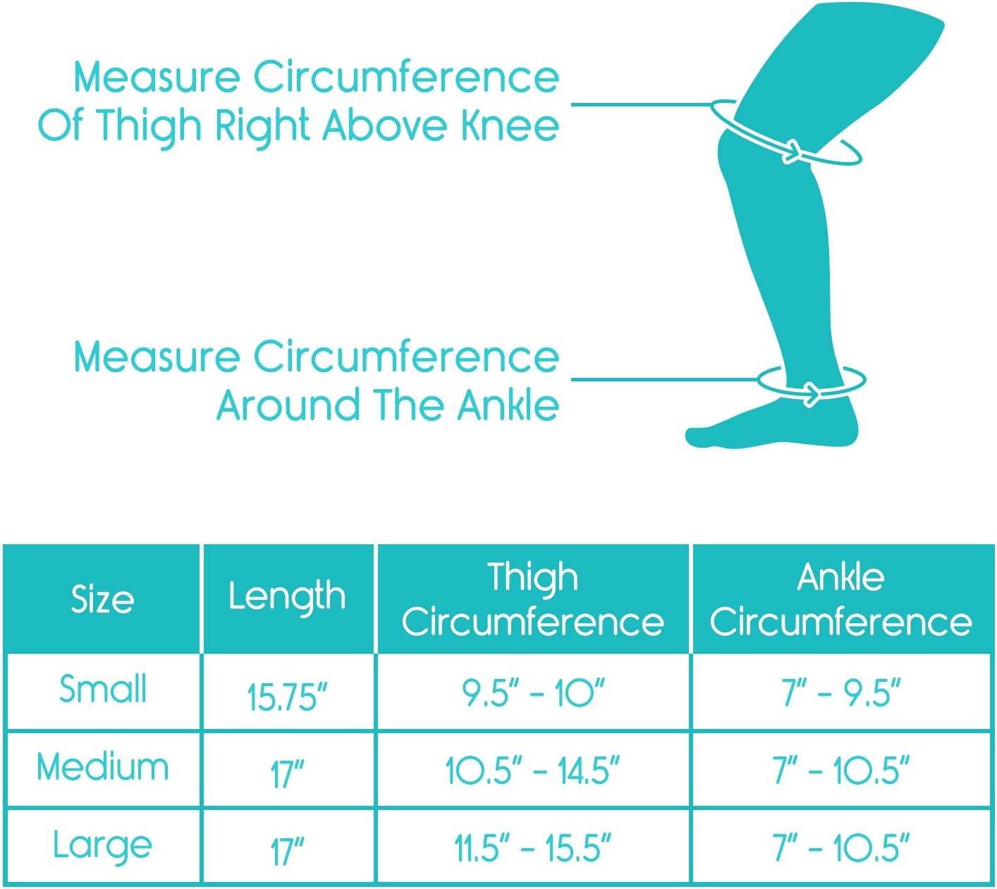 Vive Leg Sleeves (Pair) - Compression Knee, Calf and Thigh Support for Running, Basketball, Crossfit, Weight Lifting, and Sports - Knee Wrap Improves Circulation, Helps Arthritis : Sports & Outdoors