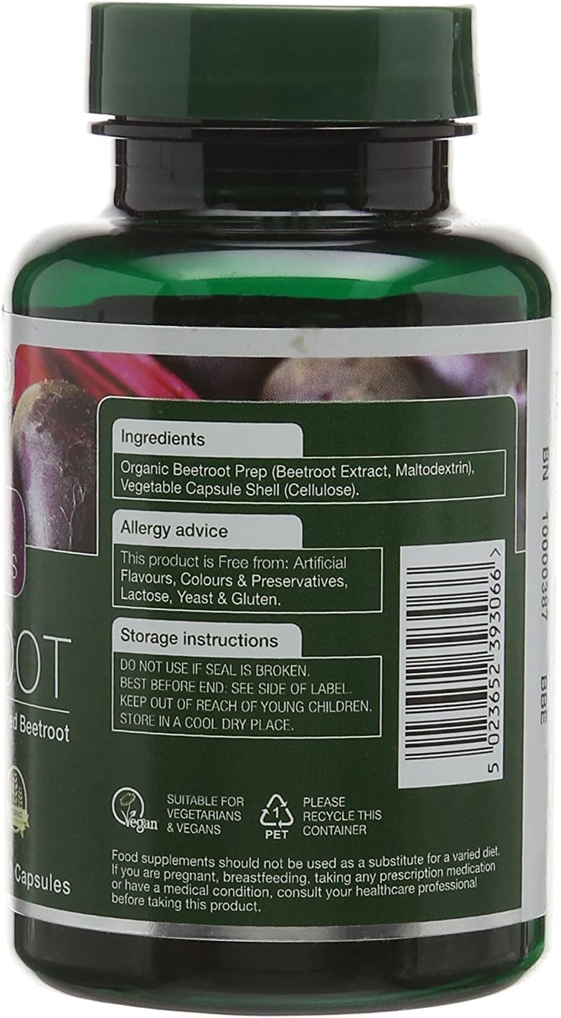 Natures Aid Org Beetroot Extract 4620mg 60 capsule (Pack of 2), 60 count (Pack of 2) - Image 4