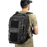 Tactical Baby Gear Everyday Tactical Diaper Backpack - Multicam Black | Dad-ready diaper backpack with changing mat, stroller straps, built-in wipes access and cooler pouch.