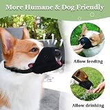 Mayerzon Dog Muzzle Soft Mesh Small Medium Large Adjustable 7 Sizes view 5
