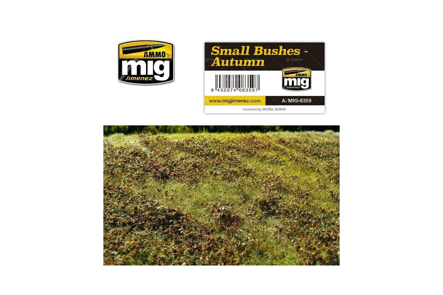 AMMO MIG-8359 Bushes Autumn Grass Mats, Multi-Colour