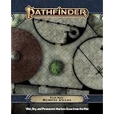 Pathfinder Flip-Mat: Remote Villas, 24x30 Double-Sided | Map Dry Erase Battle Grid, for Dungeon Masters and Players