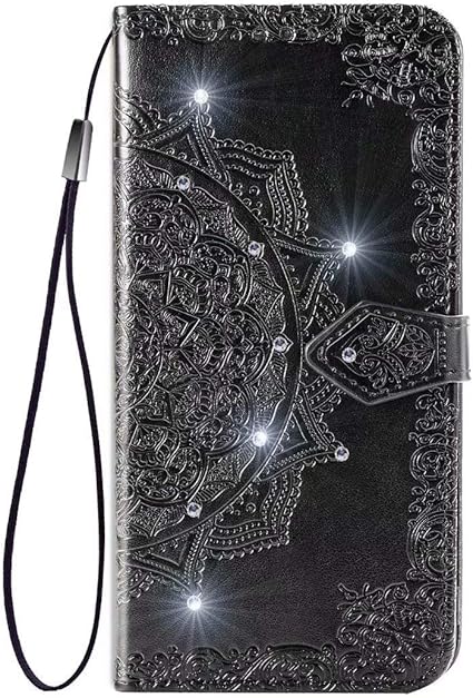 Amazon Co Jp Iphone 11 Pro ケースキラキラ アイフォン11 Proケース 高級puレザーケース 手帳型 可愛いオシャレ Iphone Xi Pro 横開きスマホケース カードポケット付き 財布型 純色 Tpu 珍しげな花 ダツラ葉 Simフリー Iphone 11 Pro スタンドカバー 耐衝撃 マグネット