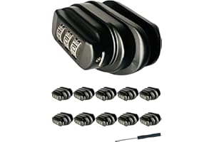 Lockforall Gun Trigger Lock, 3 Digit Set Own Combination Lock Password- Universal Fits with BB Gun Firearms Shotgun, Handgun, Pistol.