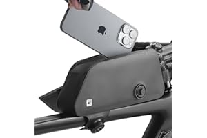 Rhinowalk Bike Top Tube Bag Bike Frame Bag with Magnetic Flap Fully Waterproof and Stable Bicycle Frame Bag Bicycle Bag Profe