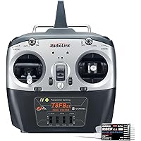 Radiolink T8FB BT Version 2.4GHz 8 Channels RC Remote Transmitter and Receiver R8EF Dual Stick Controller for RC Airplane Air