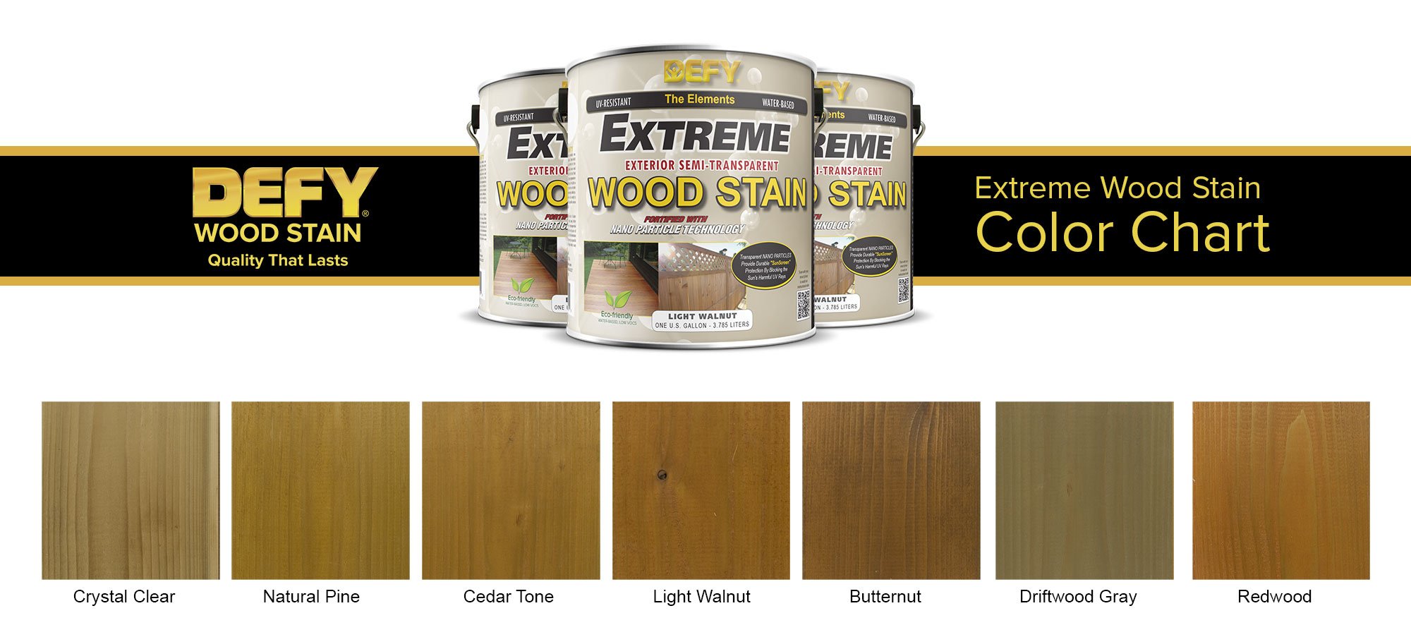DEFY Extreme 1 Gallon SemiTransparent Exterior Wood Stain DEFY Extreme 1 Gallon SemiTransparent Exterior Wood Stain
