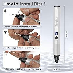Tarlido Electric Engraving Pen, Mini Cordless
