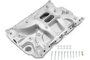 A-Premium Engine Aluminum Dual Plane Intake Manifold Compatible with Ford FE V8 332 5.4L, 352 5.8L, 360 5.9L, 390 6.4L, 406 6