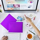 Switory 25 Pcs Purple Poly Bubble Mailers A4 Padded Envelopes 21.6x28cm view 7