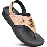 AEROTHOTIC Arch Support Flip Flops for Women Comfortable Orthotic Stylish Sandal