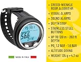 Cressi Giotto Dive Computer Black Red Air Nitrox Full Decompression Ascent Speed view 3