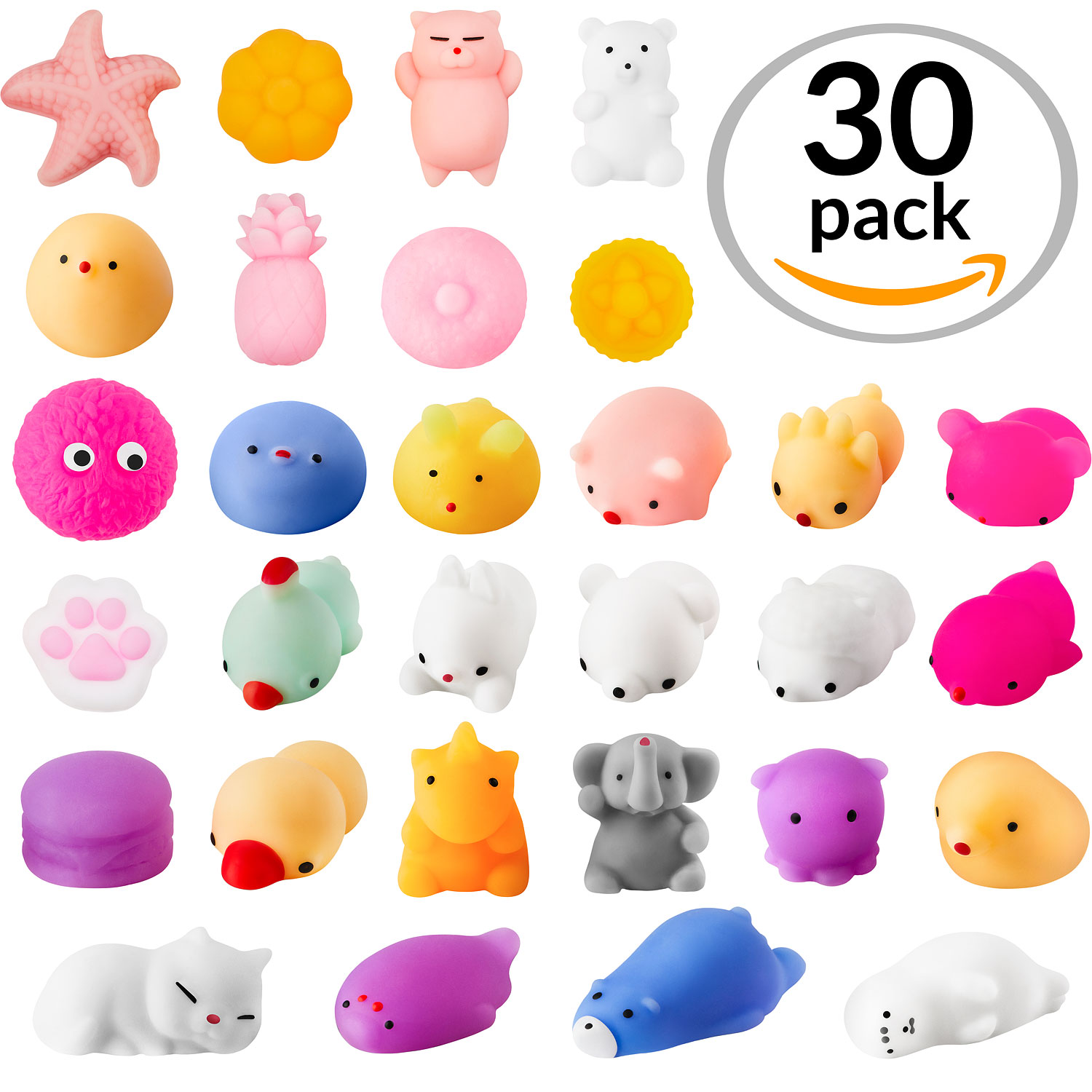 6 Coral+Entertainments+Squishies+Squeezable+Decoration