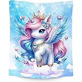 Gifts for Girls, Unicorn Blanket for Kids, Unicorn Fleece Blanket for Girls Daughter, Soft Lightweight Throw for Sofa Couch, 40"x50"