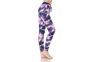 Leggings Depot Women's Popular Print High Waist Premium Jogger Track Pants(S-3X) BAT1