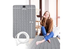 LAXVAPIU Grounding Cotton Mat Silver Fiber Crib Grounding Bed Mattress Quilted Pad Grounding Thin Mattress Toppers Grounded Baby Play Mat Cloud Bedding Pad… (Grey, 24x35 Inch)