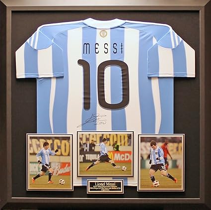 messi jersey framed