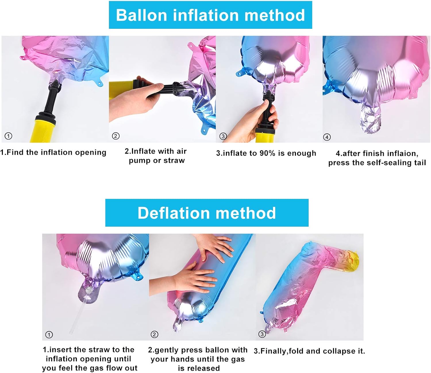 40 inch Rainbow Gradient Colorful Number 8 Balloons Foil Helium Balloons for Party Wedding Bachelorette Birthday Bridal Graduation Celebration Decorations Large Digital Balloons ( Rainbow Number 8 ): Toys & Games