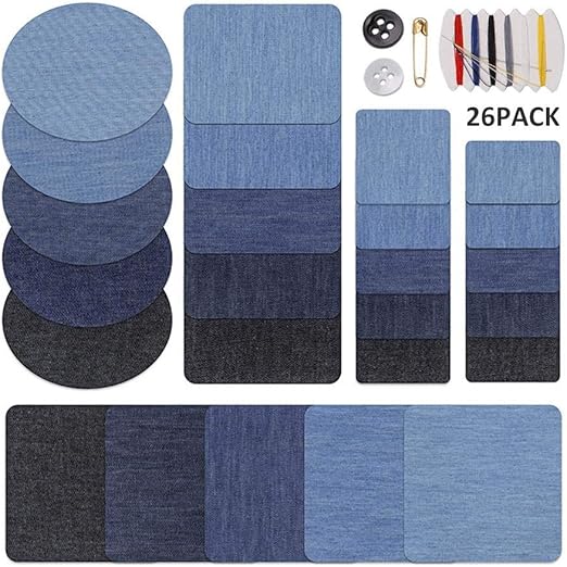 different colors of denim