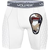 Youper Youth Elite Padded Baseball Sliding Shorts w/Soft Athletic Cup