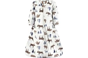 Hudson Baby Unisex Baby Long Sleeve Plush Faux Fur Sleeping Bag, Wearable Blanket