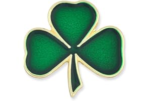 PinMart St. Patrick's Day Lapel Pin – Jewelry for Women and Men – Irish Culture Celebration Pin – Cast Pewter and Antique Bronze - Gold or Nickel Plated Enamel Brooch with Locking Back
