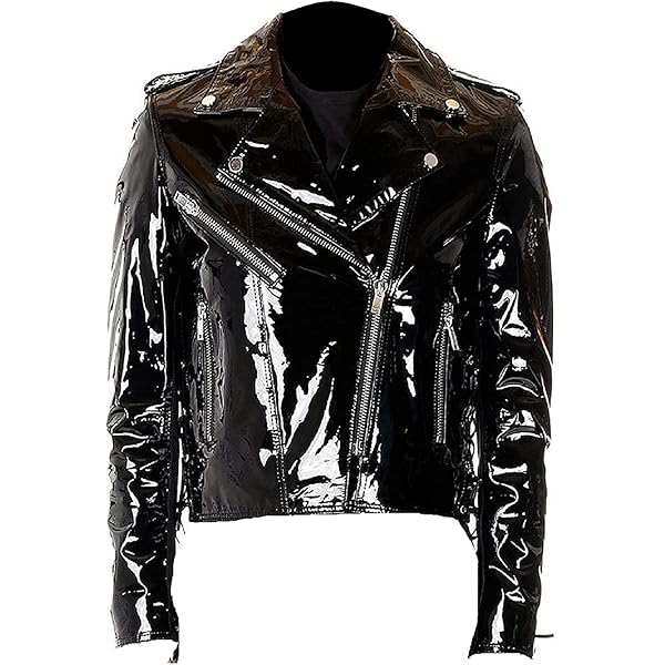 Amazon.com: HiFacon Womens PVC Coat Fashion Outdoor Wet Look