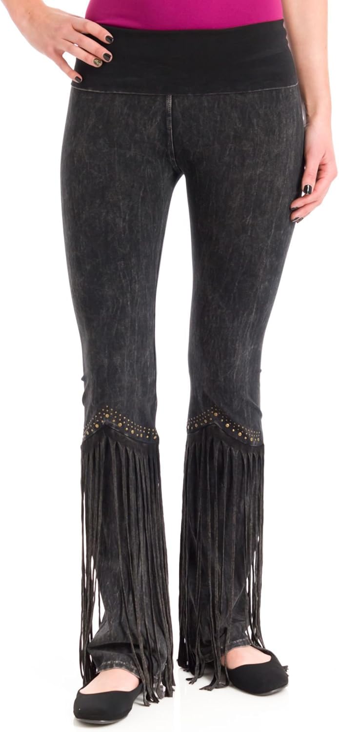t party fringe yoga pants