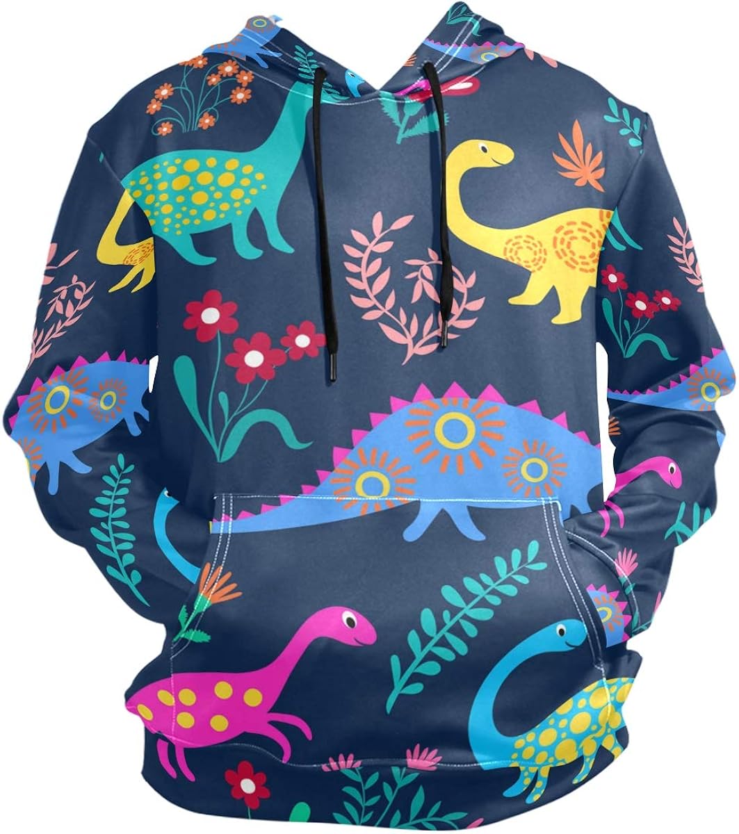 Dinosaur hoodie mens Clearance