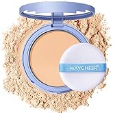 ZAMANIYA Oil Control Face Pressed Powder,Matte Smooth Setting Powder Makeup,Waterproof Long-Lasting Makeup Setting Powder,Oil Control Flawless Finish,Lightweight,Residue-Free (03 DARK COMPLEXION)