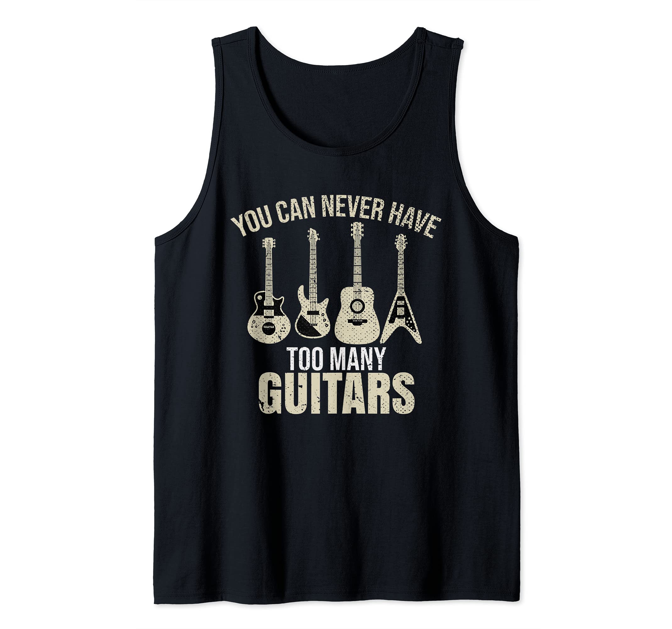 Musical Instrument Funny Guitarist Acoustic Electric Guitar Tank Top