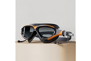 Swim Goggles for Adults HD Anti Fog Leak Proof Wide View Optical Glasses for Men Women Pool Open Water Training