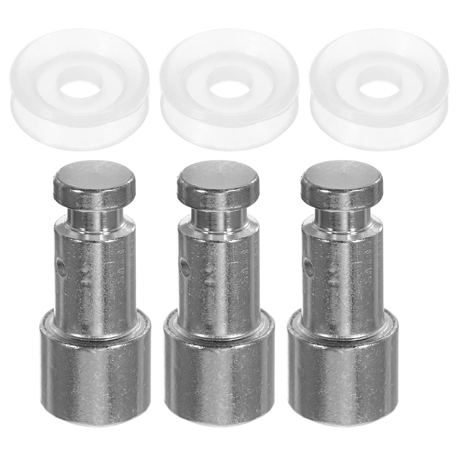 CIYODO 3pcs Float Valve Accessories for Electric Pressure Cookers Universal Replacement Parts High Temperature Resistant Stainless Steel and Rubber Compatible with 4L/5L/6L Cookers