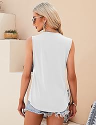KTILG Camisole Tops for Women Dressy Square Neck