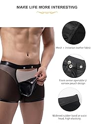 comeondear 2pcs Men's Underwear Lingerie Breathable