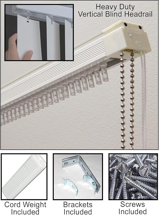 California Blinds Company Vertical Blind Headrail Custom