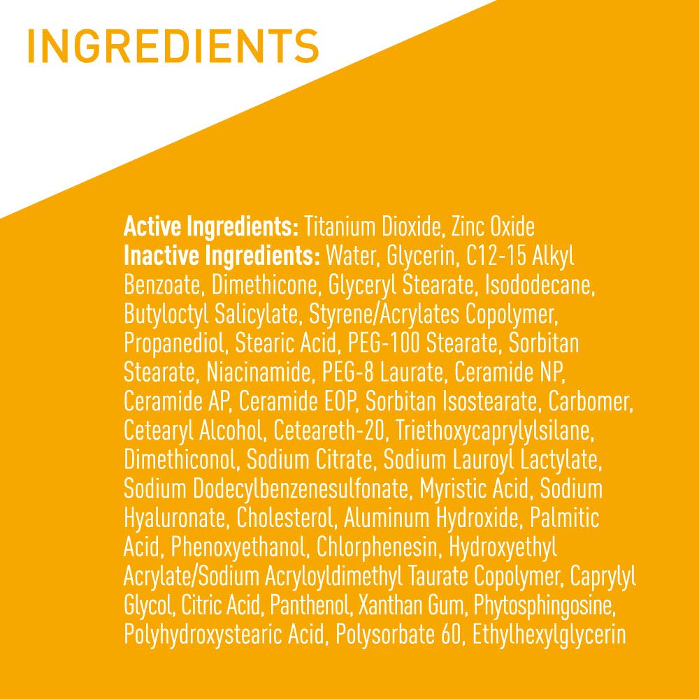 CeraVe 100% Mineral Sunscreen SPF 30 | Face Sunscreen with Zinc Oxide & Titanium Dioxide for Sensitive Skin | 2.5 oz, 1 Pack: Beauty
