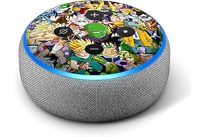 IT'S A SKIN Anime Stickerslap - Vinyl Decal Skin Compatible with Amazon Echo Dot 3rd Generation Alexa - Decorations for Your Smart Home Speakers, Great Accessories Gift for mom, dad, Birthday, Kids