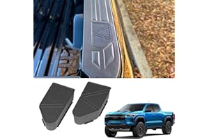 EMUSUVI Bed Rail Silicone Stake Pocket Covers Compatible with 2023 2024 2025 2026 Chevy Colorado/GMC Canyon,Truck Exterior Accessories Insert Hole Caps Plugs(2PCS)